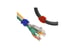6in Hook and Loop Wrap Strap 1/2in Width Assorted colors , 60pc Pack