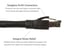 Cat8 Ethernet Patch Cable, Shielded, 40Gbps, Snagless, 3 ft, Black