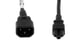 AC Power Cord, C14 to C5, 18 AWG, 10ft