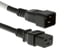 AC Power Cord, C20 to C19, 12 AWG, 1ft Black