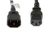 AC Power Cord,  C13 to C14,  14AWG, 1ft, Black
