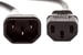 AC Power Cord, C14 to C13, 14 AWG, 15ft, Black