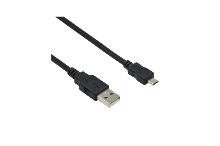 6Ft USB2.0 A-Male/Micro B USB-Male Cable