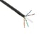 Cat6 Bulk Ethernet Cable, Unshielded, Solid, CMR, Pull Box, 1000 ft, 550 Mhz, Black