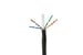 Cat6 Bulk Ethernet Cable, Unshielded, Solid, CMR, Pull Box, 1000 ft, 550 Mhz, Black