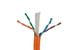 Cat6 Bulk Ethernet Cable, Unshielded, Solid, CMR, Pull Box, 1000 ft, 550 Mhz, Orange