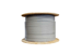 Cat6A Bulk Ethernet Cable, Unshielded, Solid, CMR, Pull Box, 1000 ft, 500 Mhz, Gray