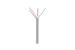Cat6A Bulk Ethernet Cable, Unshielded, Solid, CMR, Pull Box, 1000 ft, 500 Mhz, Gray