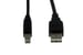 USB 2.0 A to B Cable, Black, 15ft