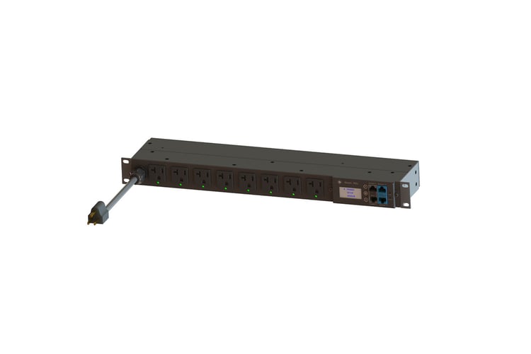 8-Outlet Smart PDU with 12 Foot Cord, 1U, Metal Case, New, CK-SPDU8-15A