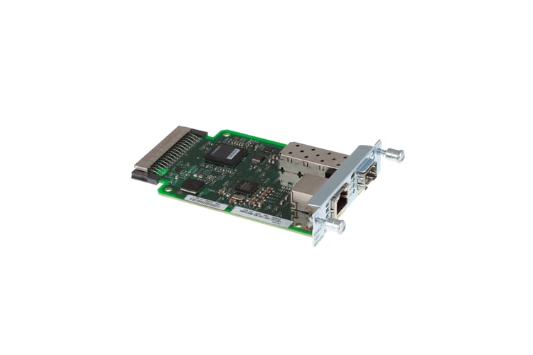 Cisco 1900/2900/3900 Series 1-Port Gigabit Ethernet EHWIC Module, Refurbished, Original