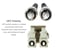 LC to ST Multimode Duplex 50/125 OM2 UPC Fiber Patch Cable, 1 Meter
