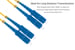 5 Meters SC-SC OS2 UPC Fiber Patch Cable, 9/125 Singlemode Duplex