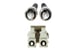LC to ST Multimode Duplex 50/125 OM2 UPC Fiber Patch Cable, 1 Meter