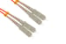 SC to SC Multimode Duplex 62.5/125 OM1 UPC Fiber Patch Cable, 1 Meter