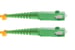 SC/APC to SC/APC Singlemode Duplex OS2 Fiber Patch Cable, 1M