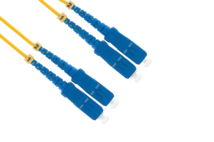 5 Meters SC-SC OS2 UPC Fiber Patch Cable, 9/125 Singlemode Duplex