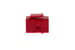 Cat6 RJ45 Inline Coupler Type Keystone Jack, Red