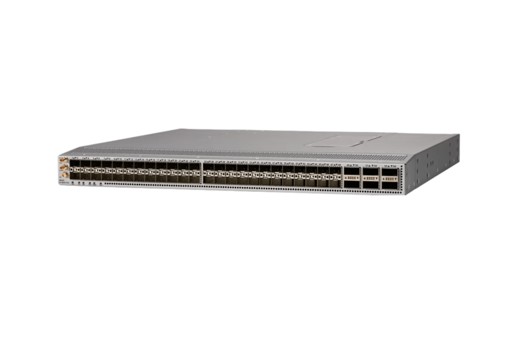 Nexus 9300 with 48p 1/10G/25G SFP28 ports and 6p 40G/100G QSFP28 ports, N9K-C93180YC-FX3, Refurbished