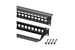 24 Port Network Closet Cleanup Kit, Patch Cables, Cable Manager, Velcro Ties