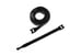 Velcro One-Wrap Straps, 3/4in x 8in, Qty 50, Black