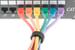 Velcro One-Wrap Straps, 3/4in x 8in, Qty 50, Black