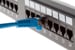 Cat5e Shielded Ethernet Patch Cable, Half-moon Boot, 50 ft, Blue