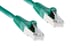 Cat5e Shielded Ethernet Patch Cable, Half-moon Boot, 1 ft, Green
