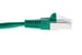Cat5e Shielded Ethernet Patch Cable, Half-moon Boot, 1 ft, Green