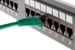 Cat5e Shielded Ethernet Patch Cable, Half-moon Boot, 1 ft, Green