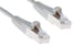 Cat5e Shielded Ethernet Patch Cable, Half-moon Boot, 2ft, Gray