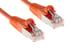 Cat5e Shielded Ethernet Patch Cable, Half-moon Boot, 10ft, Orange