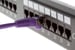 Cat5e Shielded Ethernet Patch Cable, Half-moon Boot, 1 ft, Purple