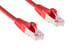 Cat5e Shielded Ethernet Patch Cable, Half-moon Boot, 6 ft, Red