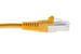 Cat5e Shielded Ethernet Patch Cable, Half-moon Boot, 5 ft, Yellow