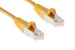 Cat5e Shielded Ethernet Patch Cable, Half-moon Boot, 5 ft, Yellow