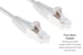 Cat5e Shielded Ethernet Patch Cable, Half-moon Boot, 75ft, White
