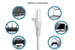 Cat5e Shielded Ethernet Patch Cable, Half-moon Boot, 75ft, White