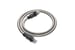 Cat6A Armored Ethernet Patch Cable, Stainless Steel, 50ft