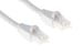 Cat6A Shielded Ethernet Patch Cable, Half-moon Boot, 7 ft, White