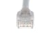 Cat6A Shielded Ethernet Patch Cable, Half-moon Boot, 7 ft, White