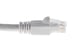 Cat6A Shielded Ethernet Patch Cable, Half-moon Boot, 7 ft, White