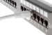 Cat6A Shielded Ethernet Patch Cable, Half-moon Boot, 7 ft, White