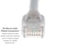 Cat6A Slim Snagless Ethernet Patch Cable, 4ft, White