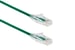 Cat6A Slim Snagless Ethernet Patch Cable, 14ft, Green