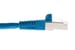 CAT6 Shielded Ethernet Patch Cable, Half-moon Boot, Blue, 35ft