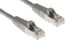 Cat6 Shielded Ethernet Patch Cable, Half-moon Boot, 3 ft, Gray