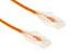 Cat6A Slim Snagless Ethernet Patch Cable, 30ft, Orange