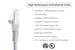 Cat6 Shielded Crossover Ethernet Patch Cable, Booted, 7 ft, Gray