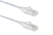 Cat6A Slim Snagless Ethernet Patch Cable, 4ft, White